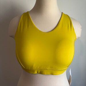 NWT 2x Yellow sports bra. Isabella activewear